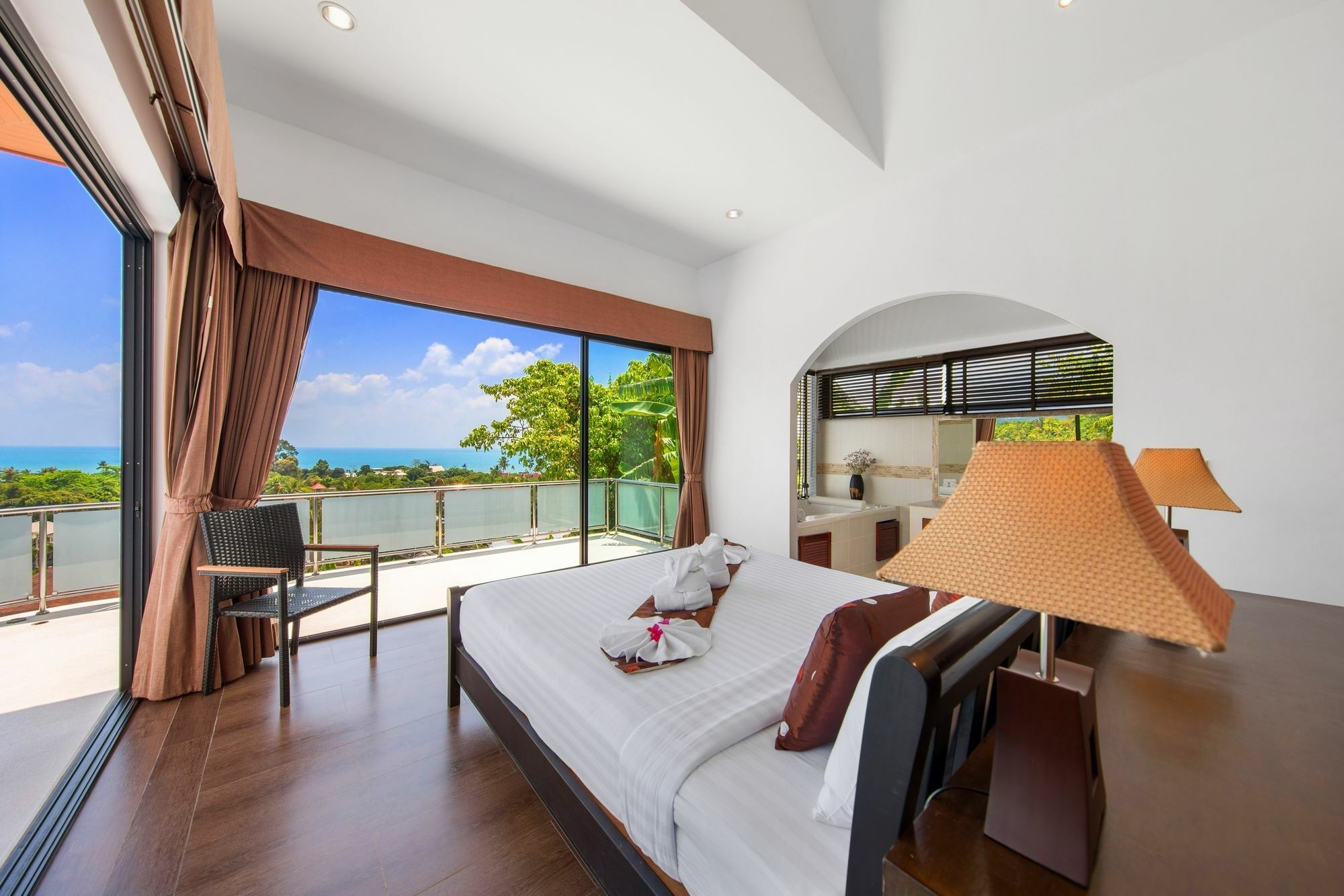 Sunny Banks - Modern Sea View 4 Bed Pool Villa Maret Exterior photo